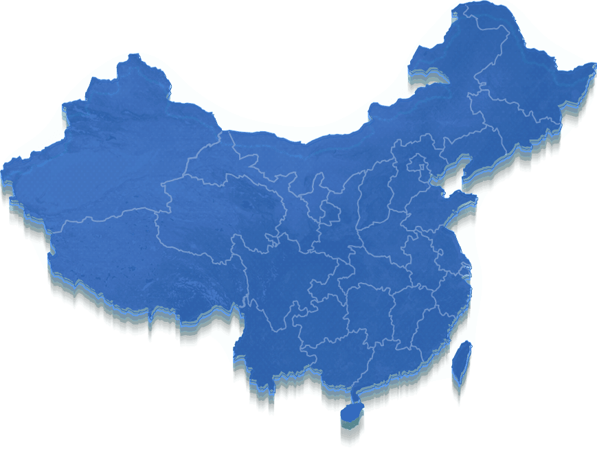 中国业务分布地图